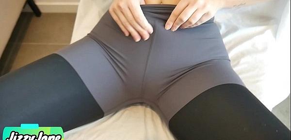  Step Sister Makes Me Cum in Her Panties and Yoga Pants and Pull Them up